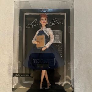 Barbie Signature Tribute Doll in Blue and White Lucille Ball 2020